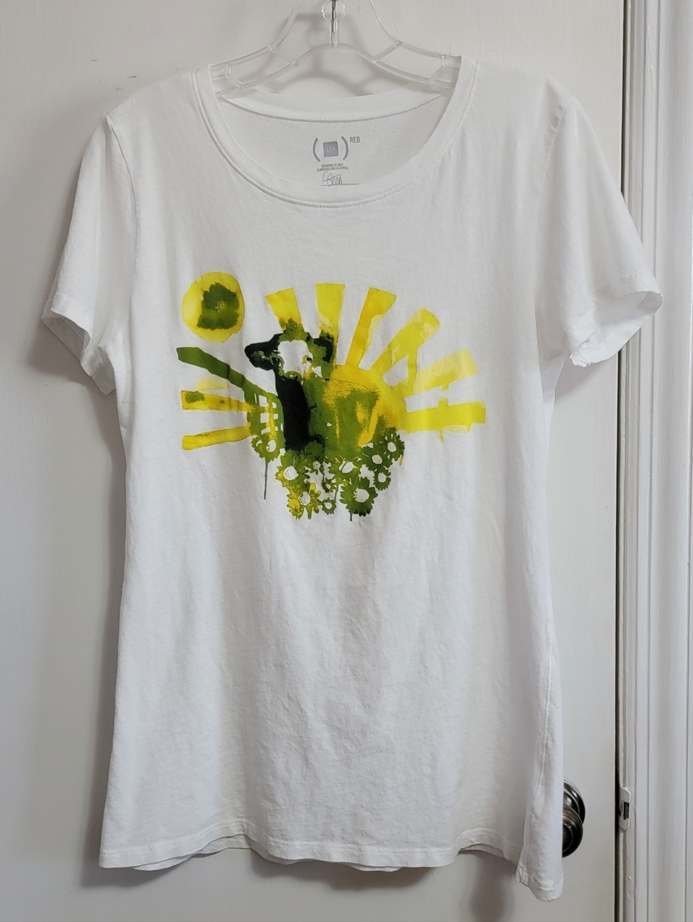 GAP (PRODUCT) RED cow short-sleeved T-shirt